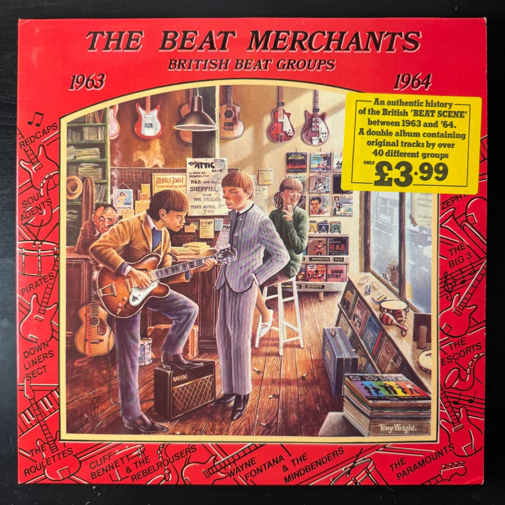 Сборник The Beat Merchants - British Beat Groups 1963-1964 2LP (Англия 1977г.)
