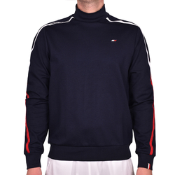 Мужская теннисная кофта Tommy Hilfiger Trim Mock Neck Silhouette - desert sky