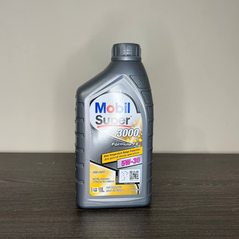 Масло моторное MOBIL Super 3000 X1 Formula FE 5W-30 синтетическое 1 л 151522