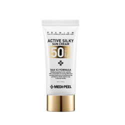 Medi-Peel Active Silky Sun Cream 2.0 солнцезащитный крем с комплексом пептидов и шёлка