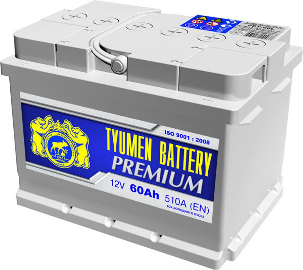 TYUMEN PREMIUM 6СТ- 61 (низкий) аккумулятор TYUMEN PREMIUM 6СТ- 61 (низкий) аккумулятор