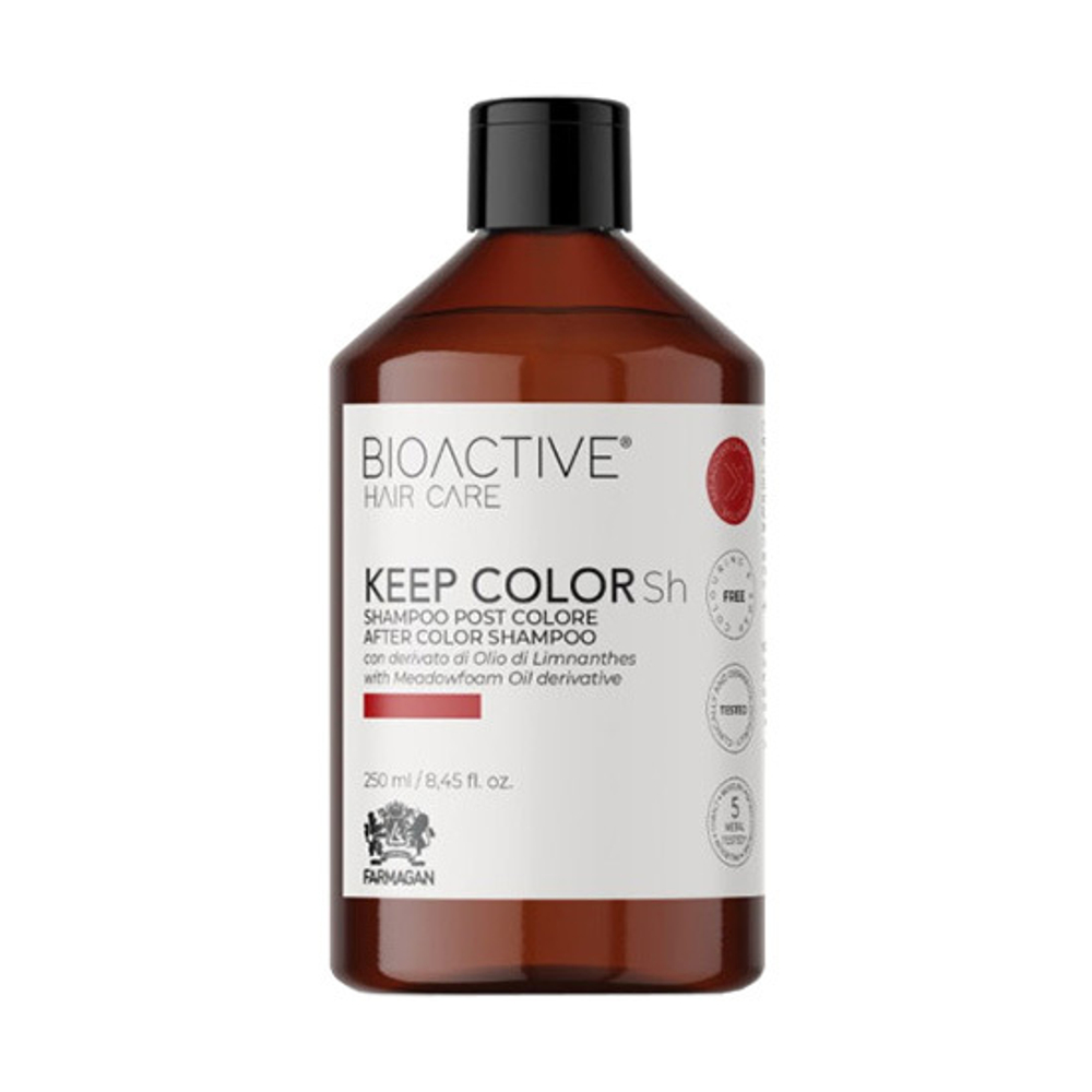 Шампунь для окрашенных волос Farmagan Bioactive Keep Color Post Shampoo 250мл