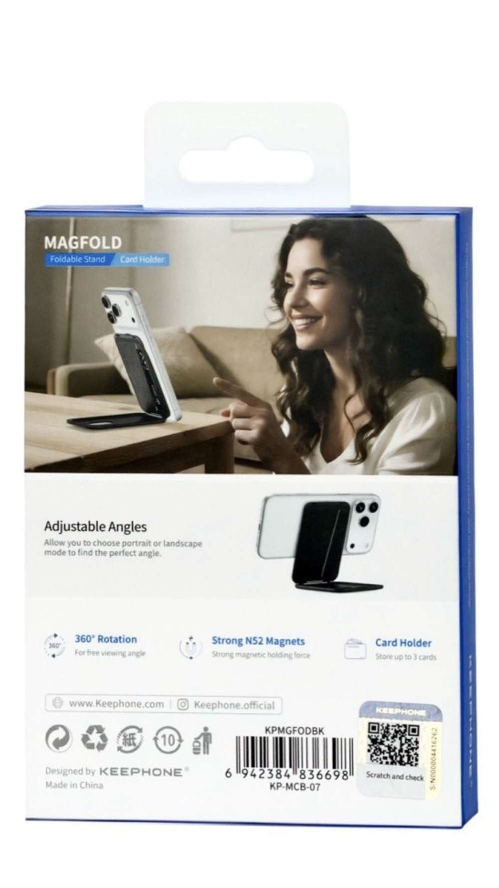 Картхолдер Keephone Magfold черный