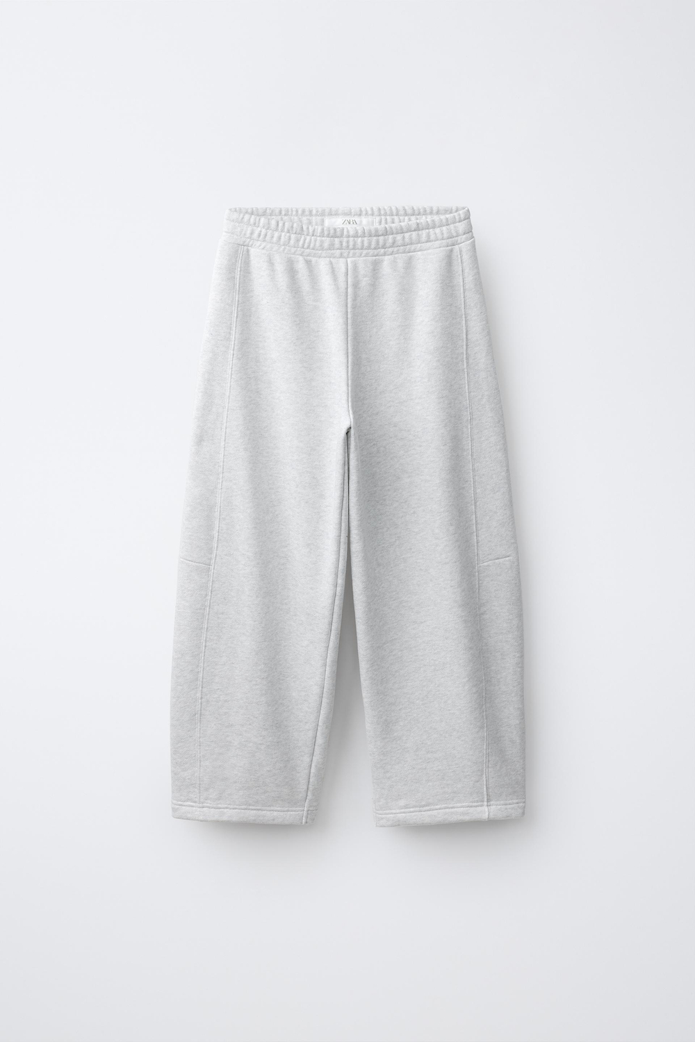 ZARA - FRUIT OF THE LOOM™ БРЮКИ С ВЫШИВКОЙ, СЕРЫЙ МЕЛАНЖ