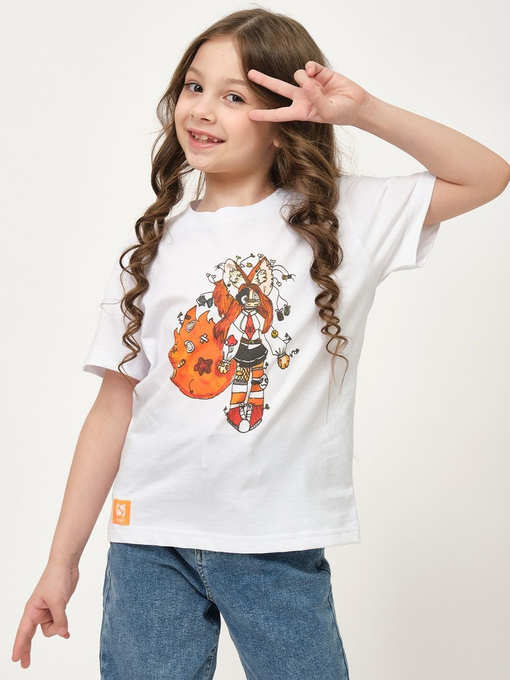 Детская футболка с принтом Soul (Размер: 128-134) (Цвет: белый)