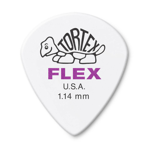 Dunlop 468P114 Tortex Flex Jazz III 12Pack медиаторы, толщина 1.14 мм, 12 шт.