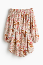 Платье оверсайз с открытыми плечами - H&M