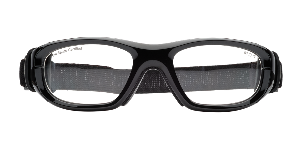 Спортивные очки с диоптриями Rec Specs / Maxx 21 / Shiny Black / для подростков старше 10 лет