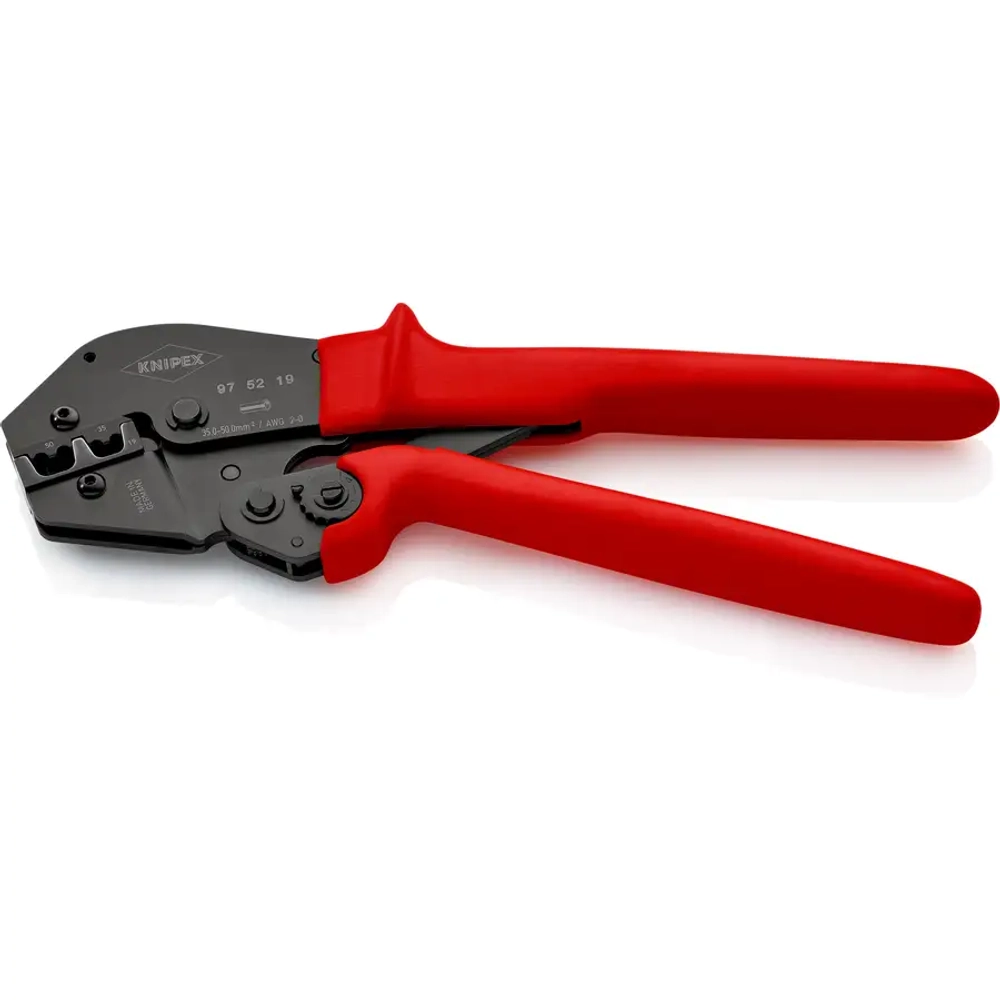 Клещи зажимные для опрессовки чернёные 250 мм Knipex 97 52 19