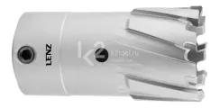 Коронка с твердосплавными напайками LENZ Ø14х55 мм, арт. LZCM-014 R