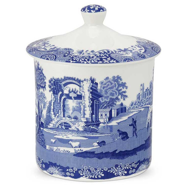 Банка для сыпучих продуктов 19см Spode Голубая Италия