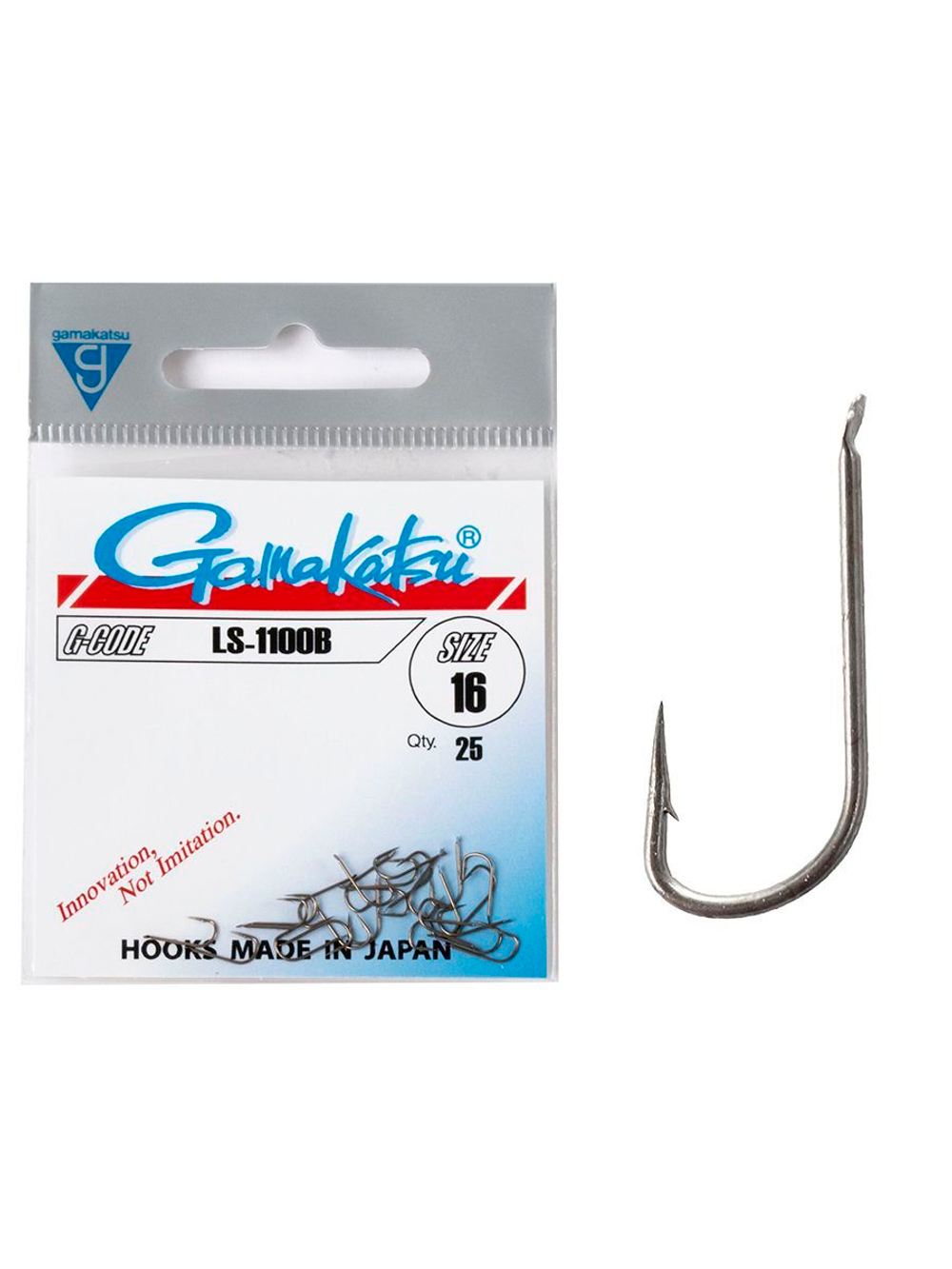 Крючки Gamakatsu LS-1100B HOOKS BRONZE размер 20 (упк.25шт.)