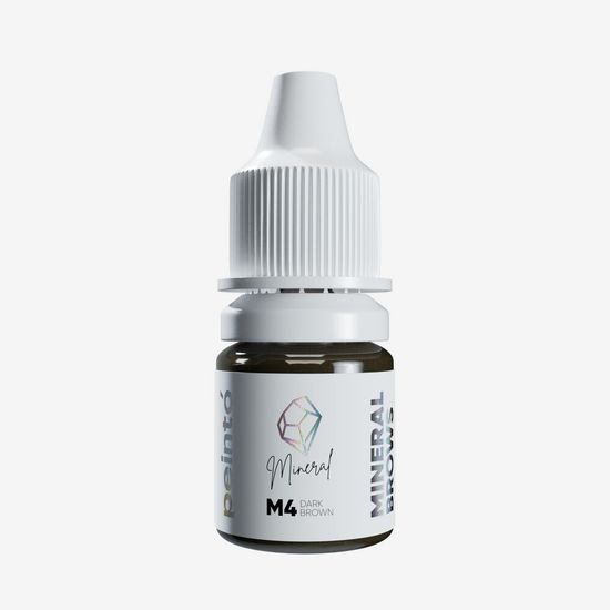 PEINTO - Пигмент для бровей M4 Dark Brown (MINERAL by Пеинто)