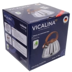 Чайник из нержавеющей стали 3,2л «Vicalina» глянцевый VL-0056✦