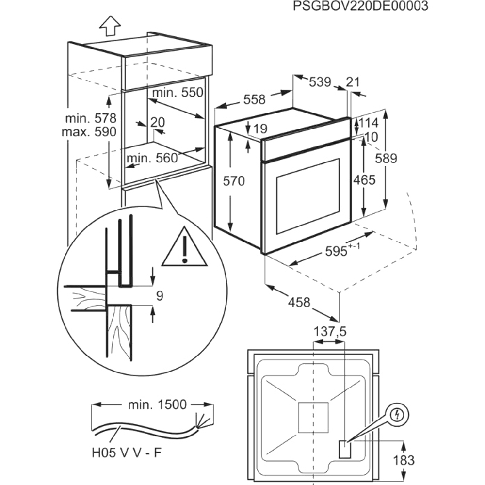 ELECTROLUX EOD5H70BX