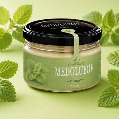 Крем-мёд MEDOLUBOV «Мелисса», 250 мл