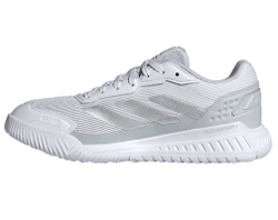 Женские кроссовки для падела Adidas Courtquick Padel W - cloud white/silver metallic/cloud white