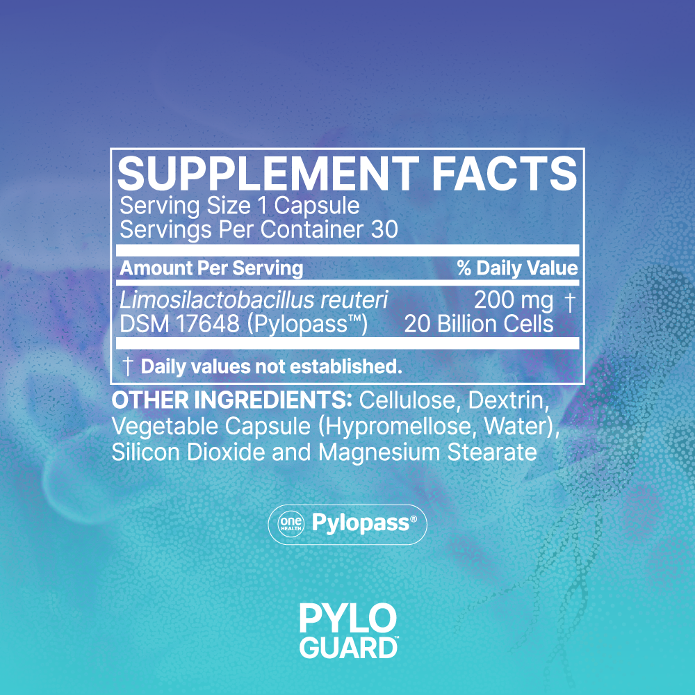 MicrobiomeLabs - PyloGuard 30 capsules