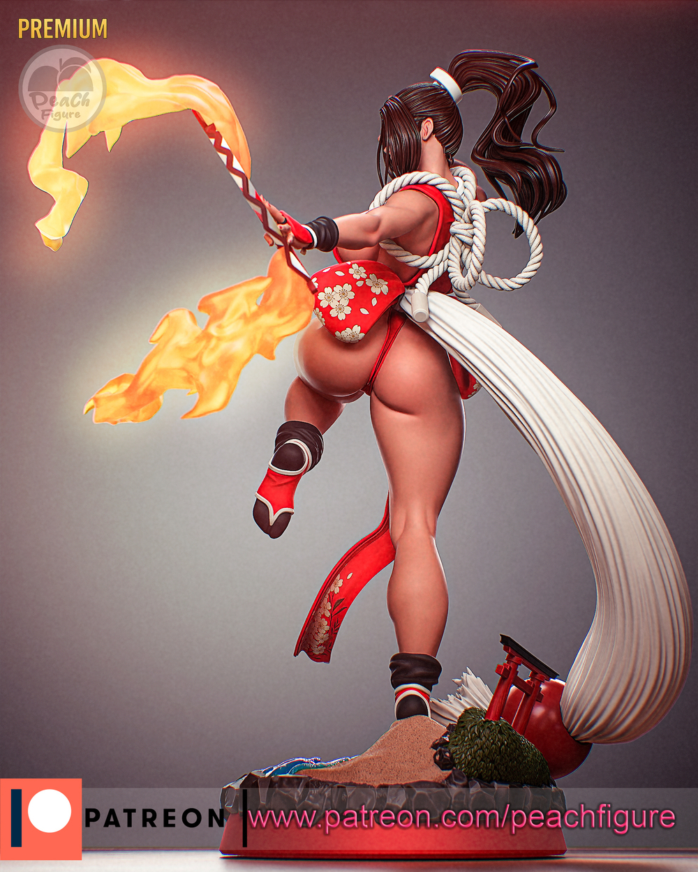 Май Сирануй Король бойцов Фатальная ярость Mai Shiranui King of Fighters Fatal Fury Фигурка