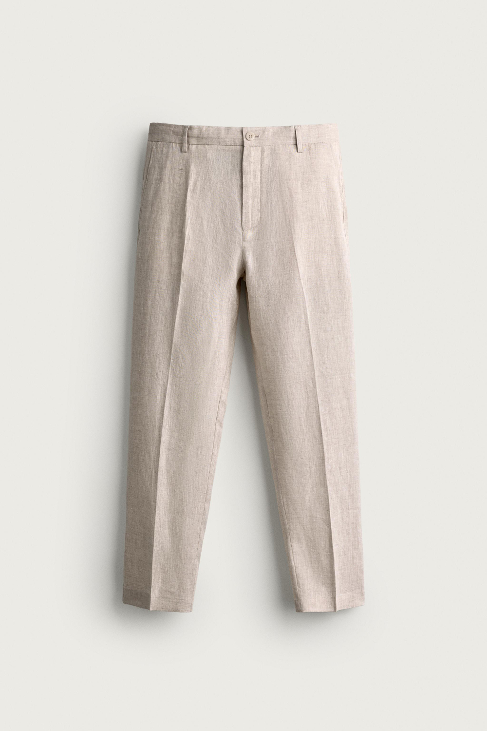 БРЮКИ КЛАССИЧЕСКОГО КРОЯ ИЗ 100% ЛЬНА — ZARA
