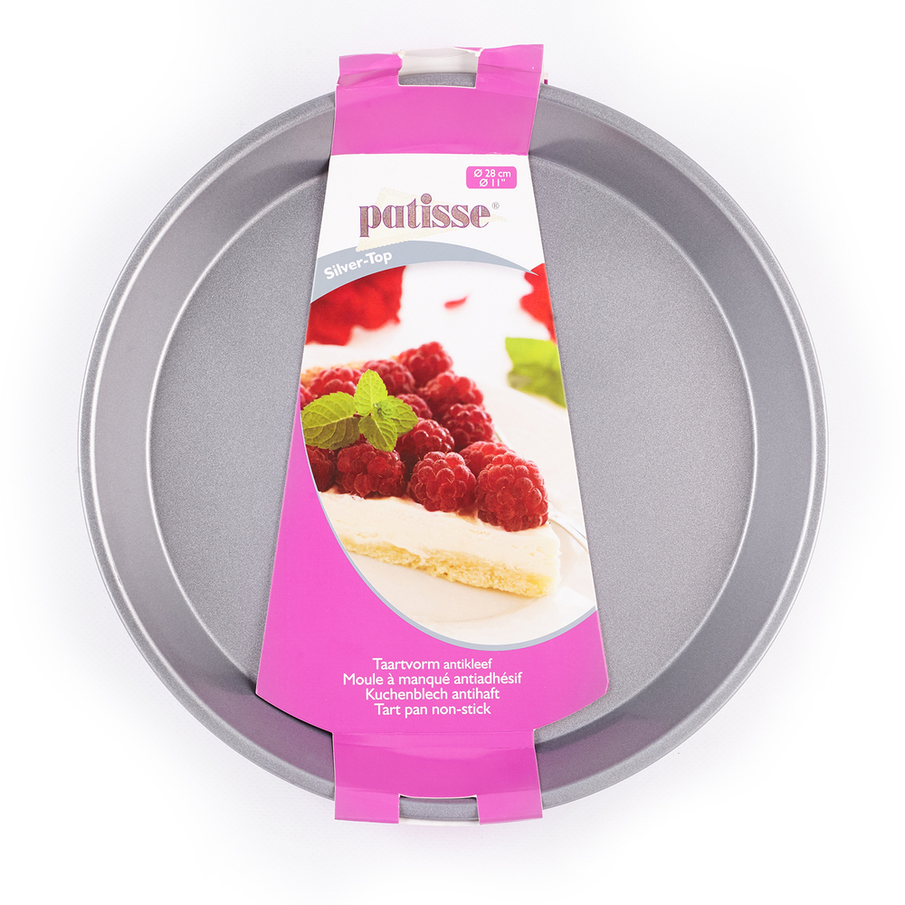 Форма для выпечки круглая Patisse Silver 28х2.5 cм