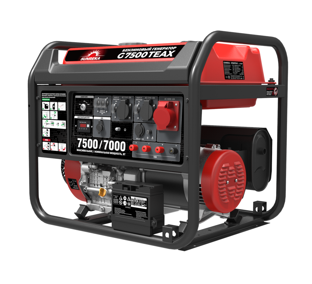 Бензиновый генератор SUNREKA G7500TEAX