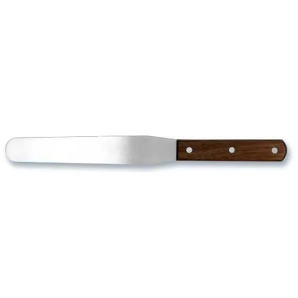 Лопатка кондитерская 26*3,8 см прямая нерж. с дерев. ручкой l 37,8 см P.L. Proff Cuisine