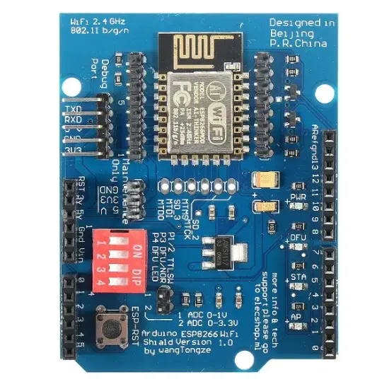Плата UNO R3 ESP8266 shield ESP-12E