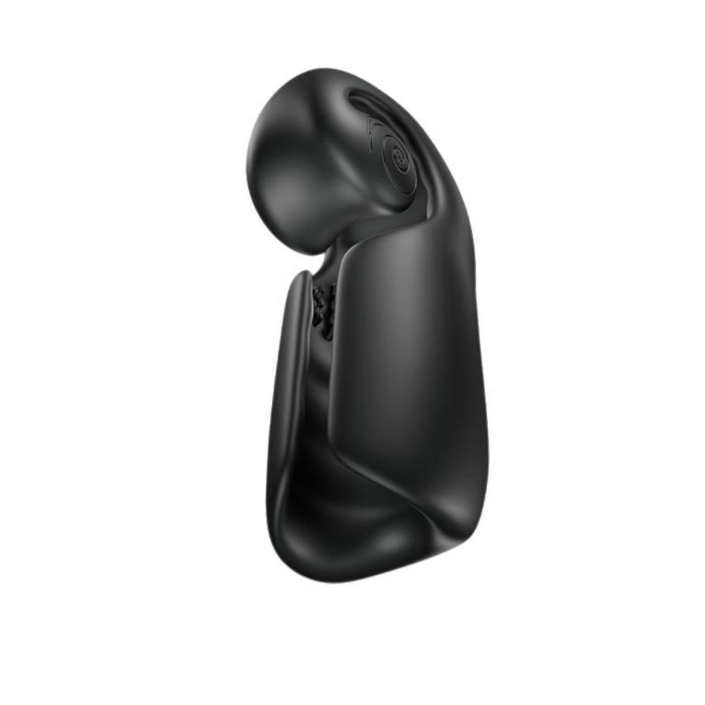 Черный мастурбатор SVibe Evo с вибрацией (Цвет: черный)