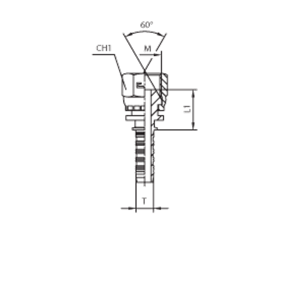 Фитинг DN 08 DKM (Г) 18x1.5