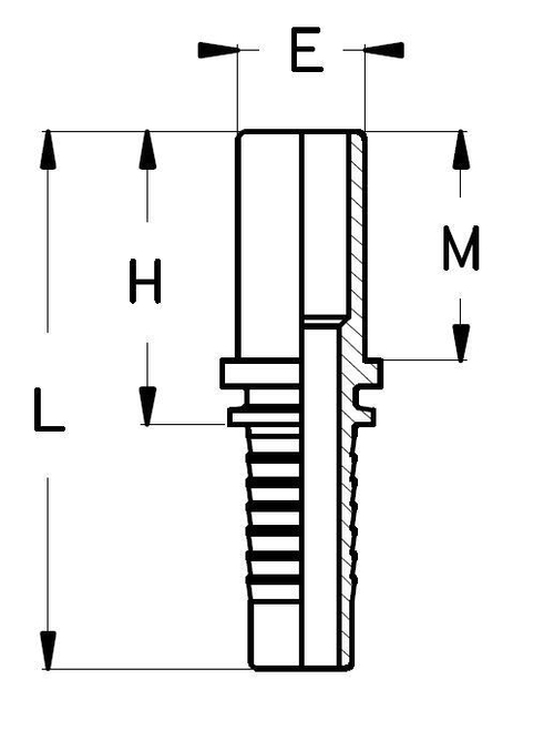 Фитинг DN 12 BEL (Ш) 16