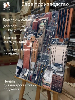 Картина на стену Каменные джунгли 30х40см 1шт.