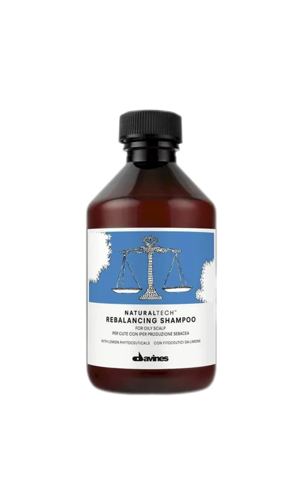 Davines Naturaltech Rebalancing Shampoo — нормализующий шампунь для жирной кожи головы