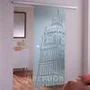 Фото стеклянной раздвижной двери Тауэр в интерьере