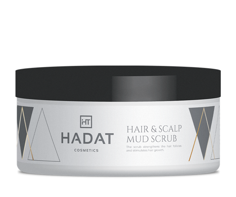Очищающий Скраб для Волос и Кожи Головы Hair & Scalp Mud Scrub Hadat, 300 мл