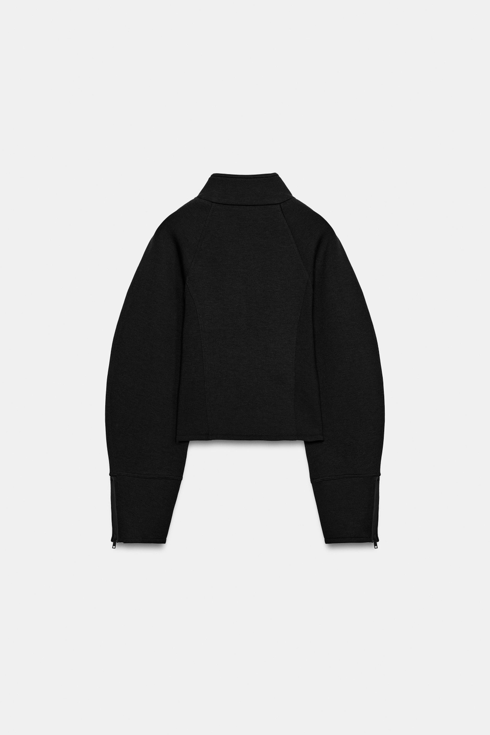 ZARA КУРТКА С МОЛНИЯМИ, ЧЕРНЫЙ
