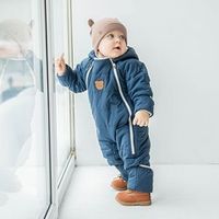 Комбинезон демисезонный стеганый "Чернослив" 0+