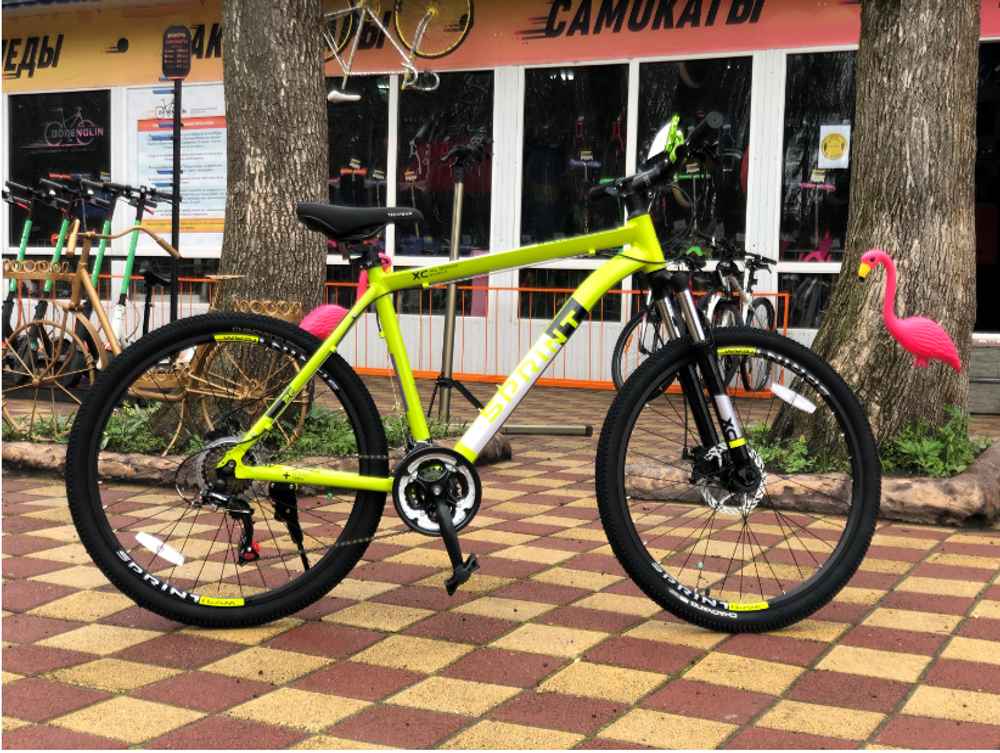 Велосипед TechTeam Sprint 26"х20" зеленый 2021