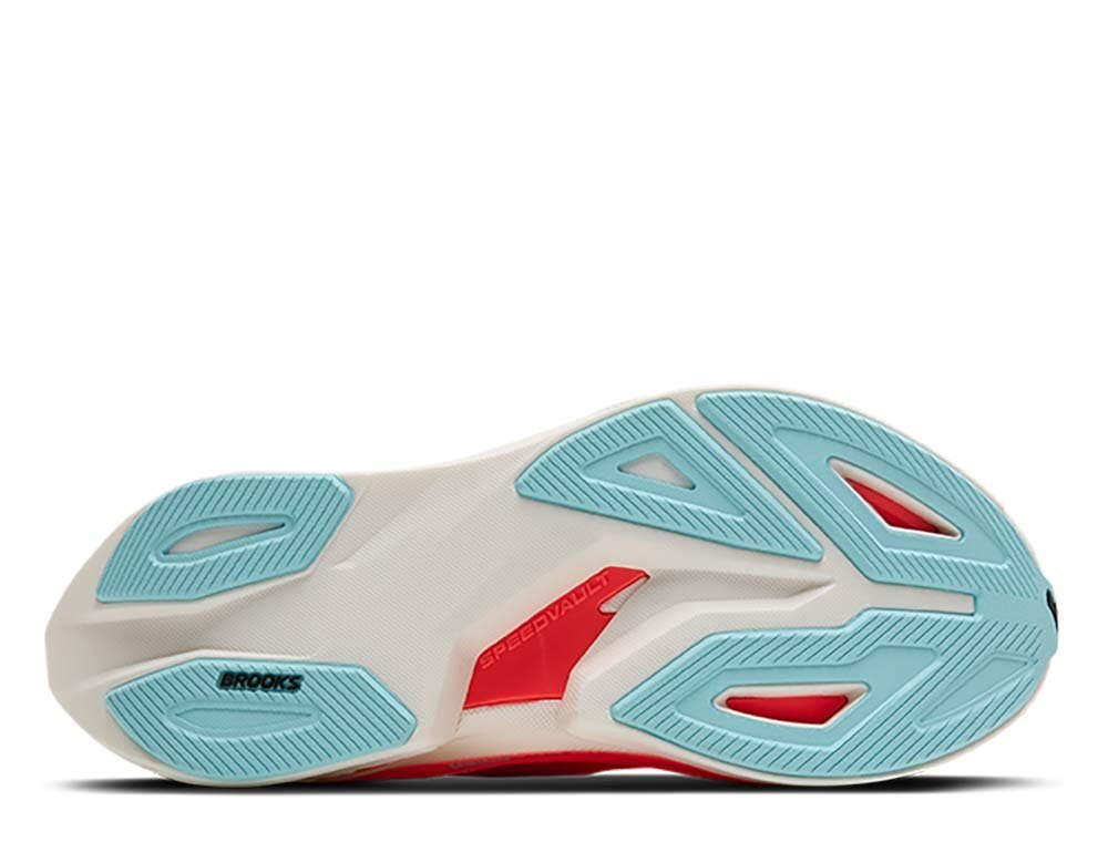 Кроссовки для бега женские Brooks Hyperion Max 3 Красно-Кремовые