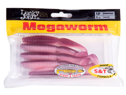 Виброхвосты съедобные LJ Pro Series MegaWorm 4,0in (10,16 см), цв. T61, 5 шт.