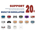 Портативная игровая консоль O30S с открытым исходным кодом в стиле ретро, blue, Single card 128GB