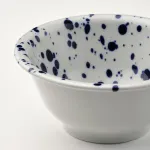 Набор мисок IKEA SILVERSIDA (СИЛВЕРСИДА), Синий, Белый, 14 см, 2 шт