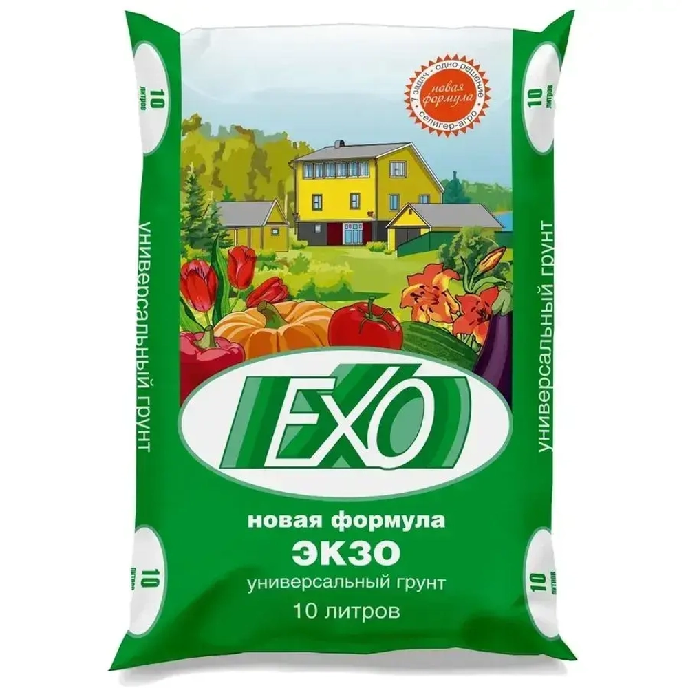 Торфяной грунт Экзо Новая Формула 10 л