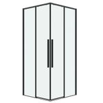 Душевое ограждение Grossman Galaxy 1/2.K33.01.70.42.00-1/2.K33.01.70.42.00 (70х70х195) раздвижная,графит сатин,стекло прозрачное,2 места