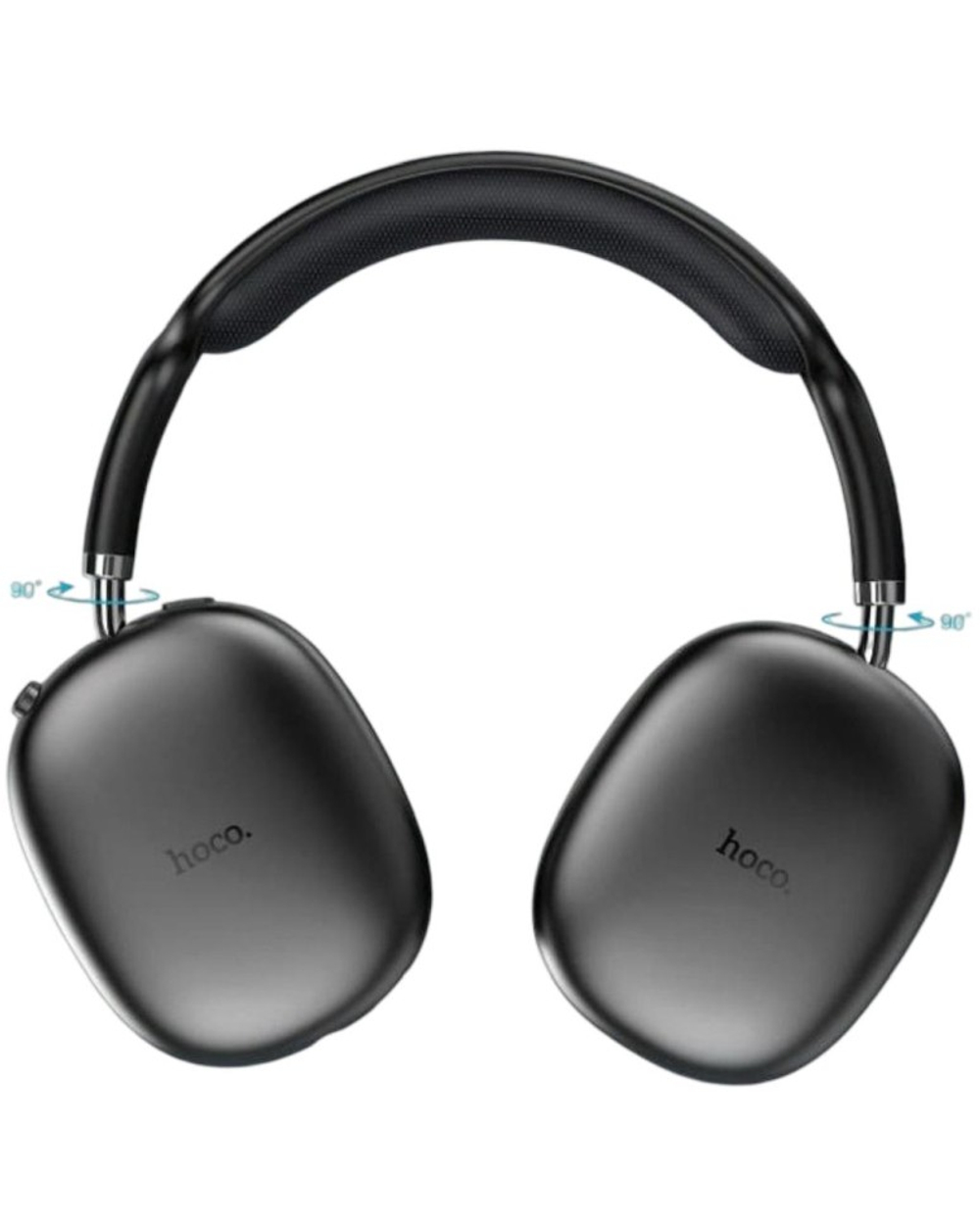 Стереонаушники Bluetooth полноразмерные Hoco W35 Air Light V5.3/45ч черные