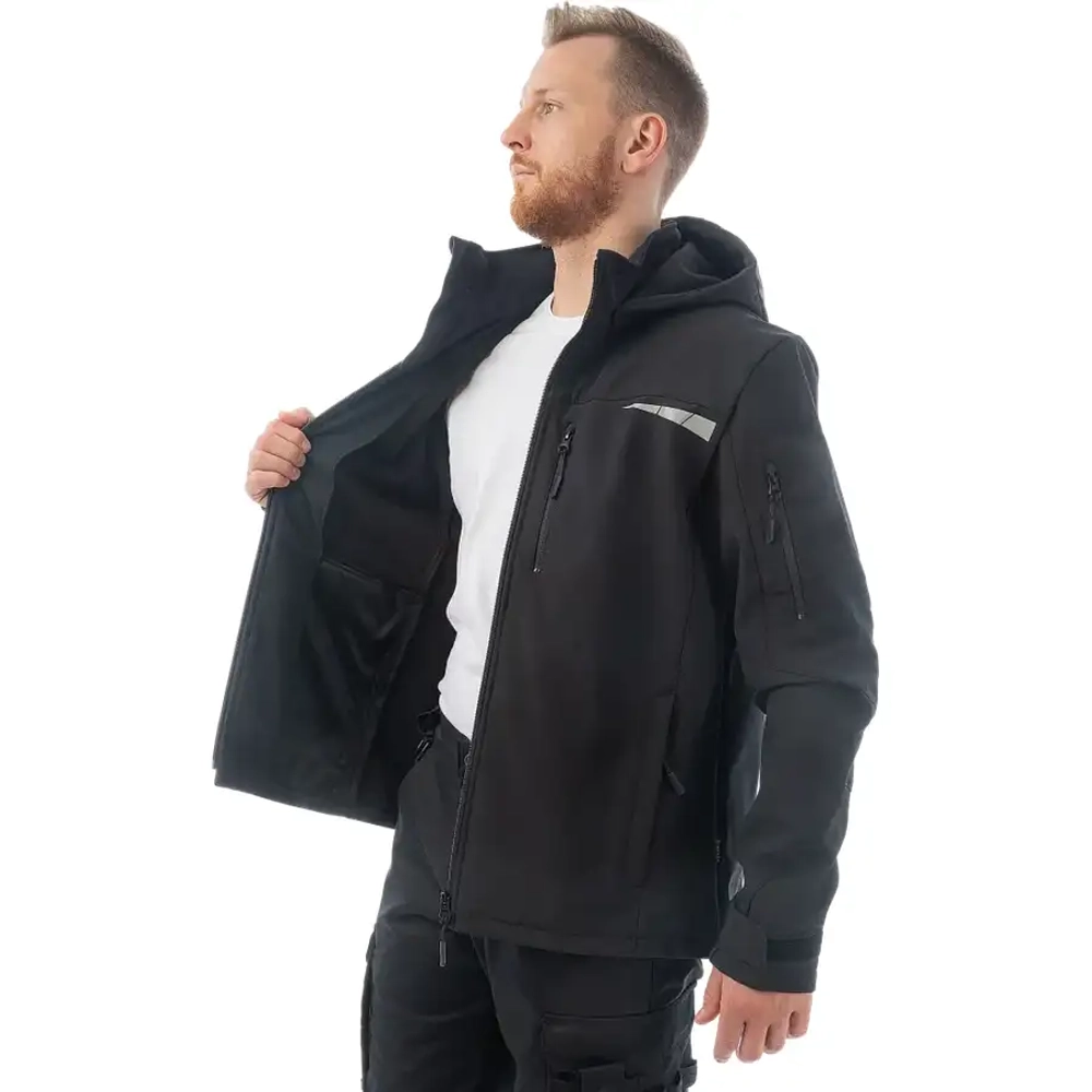 Куртка софтшелл KS207, черный (M) Brodeks KS207BLACKM