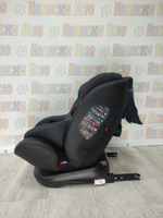 Автокресло детское Indigo Aero ST-3 Isofix группа 0/1/2/3 (0-36) черный-красный