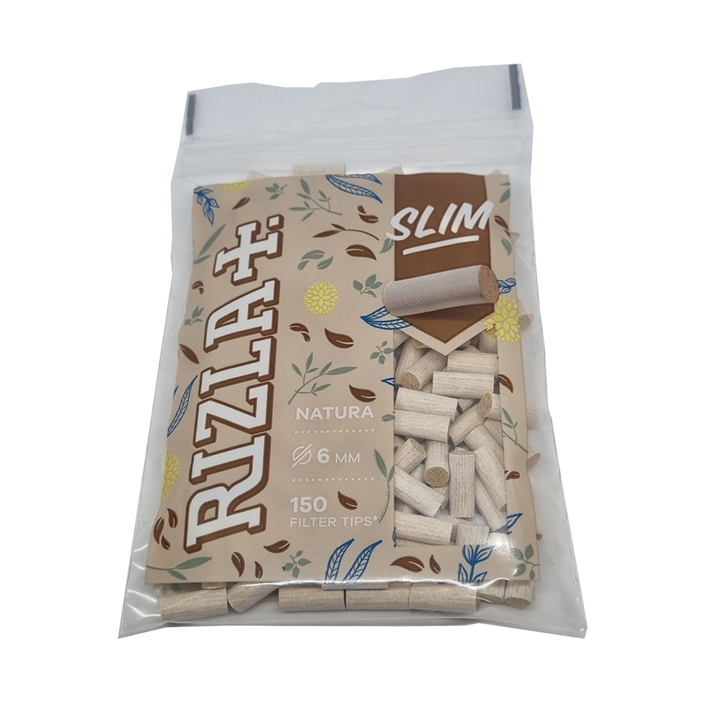 Фильтры для сигарет "Rizla+" Slim Natura 6mm 150шт