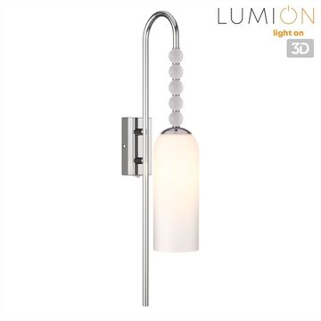 Бра 1*Е14 8270/1W хром/белый Neoclassi TRACY Lumion