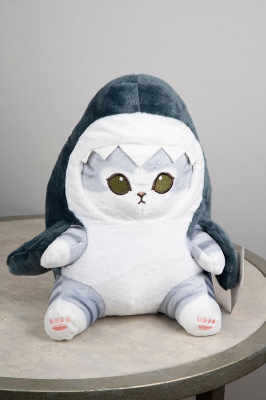 Мягкая игрушка "Кот Акула" 30 см